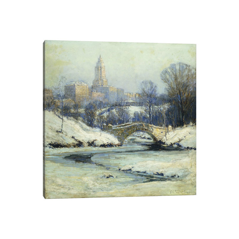 Central Park by Colin Campbell Cooper - Wrapped Canvas Gallery-Wrapped Canvas Giclée, 93.98 cm H x 93.98 cm W x 1.91 cm D