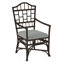 Chippendale Upholstered Arm Chair-1252848210-1252848225