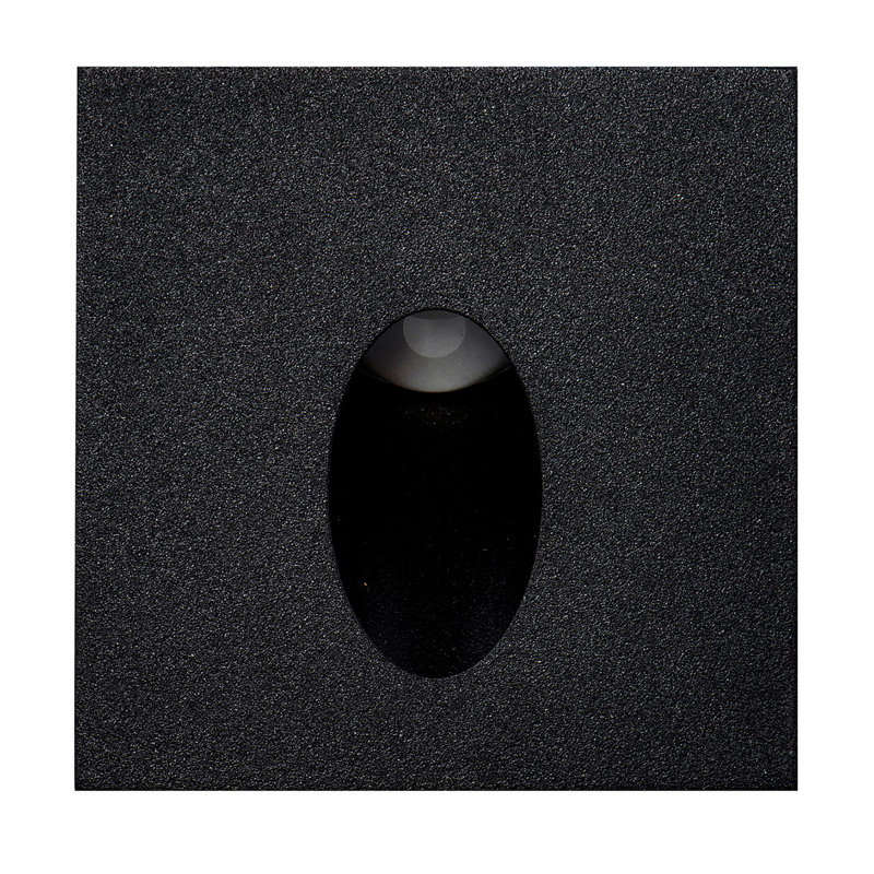 Giuliano Low Voltage Integrated LED Metal Deck Light, Black