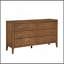 Commode en bois brun clair 1pc