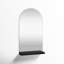 Sicily Flat Wall Mirror with Shelves