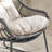 Lailaa Outdoor Large Chair and Footstool for Gardens or Indoor Spaces in Boho Industrial Style-1898203274