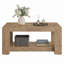 Table basse à deux niveaux de style Mid-Century avec rangement-1346223884