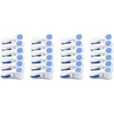 Soft Touch Clothespins, Set of 24 Non-Slip Laundry Clips for Secure Clothes Drying