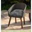 Coussin de coussin de siège intérieur / extérieur imperméable - 19 po x 19 po - Coussins de mobilier de jardin épais avec attaches-1768387606