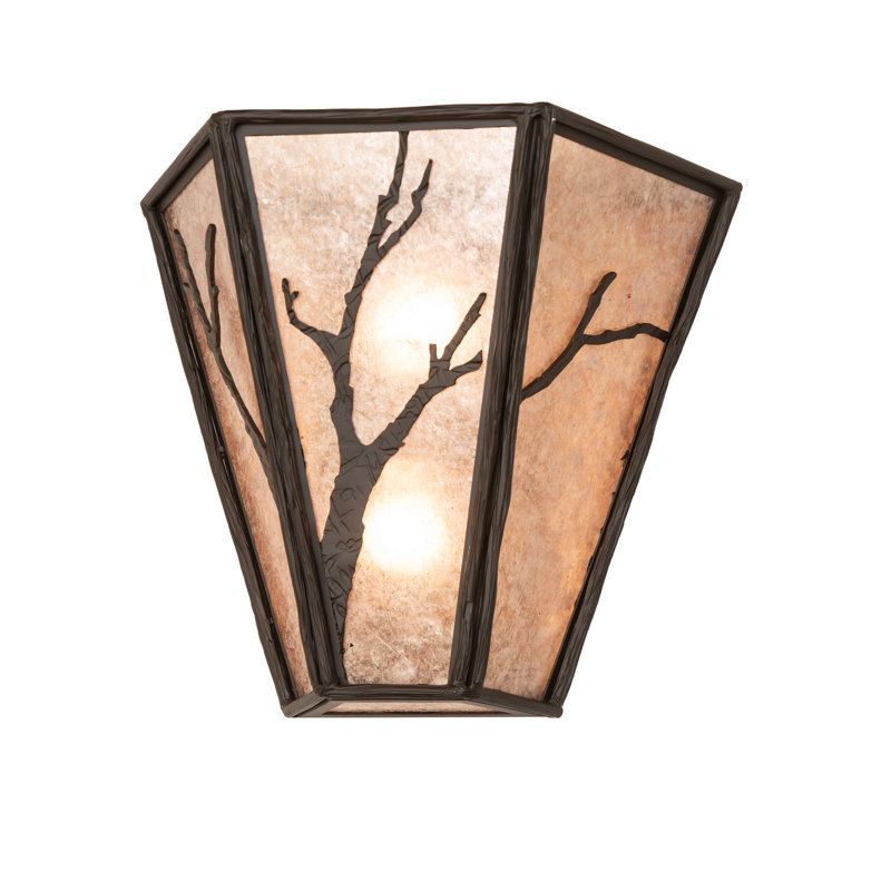 2 - Light Flush Mounted Sconce