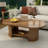 Oval Fluted Coffee Table