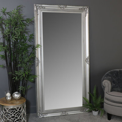 Escalera Wood Flat Wall Mirror