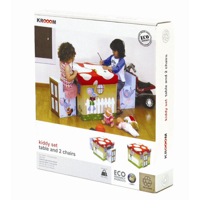 Ensemble 3 pièces de table et chaises pour enfant