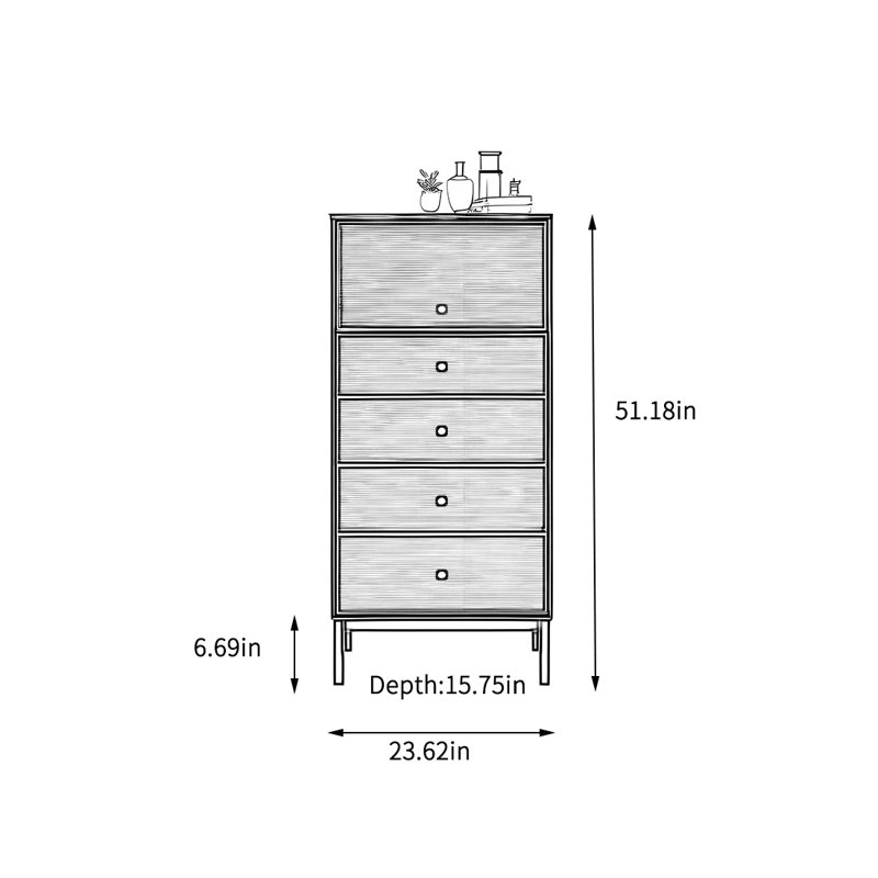 Simple living room storage cabinet