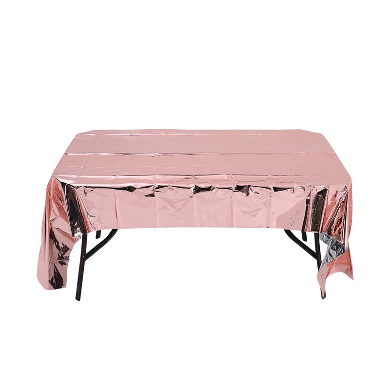 Cronenbold Plastic Tablecloth, Rose Gold