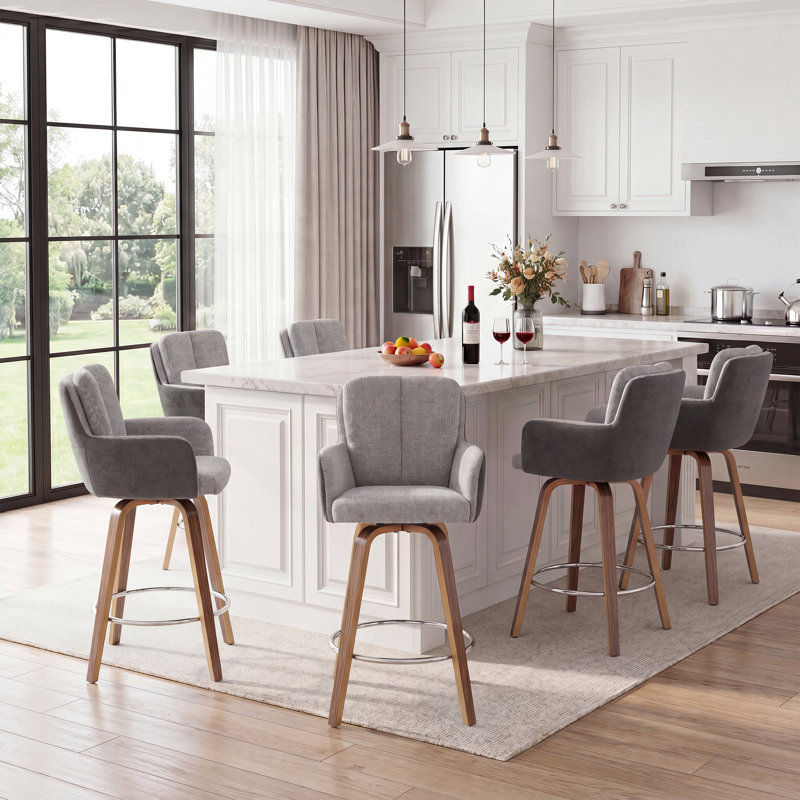 Counter Stool, Light Grey