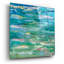  «Homage To Monet» par Meredith Howse, art mural en verre acrylique, 24 po x 24 po