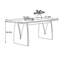 Table de salle à manger rectangulaire rétro-1086324446