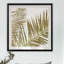 « golden frondes i », impression encadrée-33652672