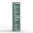 Palace Imports 100% Solid Wood Bathroom Storage Cabinet, Frosted Glass Doors, Adjustable Shelves, 16.5" Wide, 71.5" Tall-1978875419