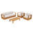 Emmett 5 - Person Outdoor Seating Group With Cushions