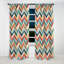 Farmhouse Wood Board Chevron I - Rideau à chevrons - Rideau à chevrons occultant - 1 panneaux-107555452