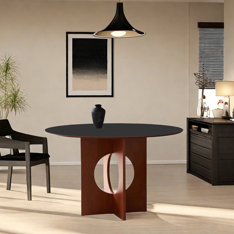 Gener, 29.52"H x 47.24"L x 47.24"W, Black
