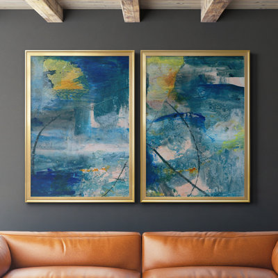 Spring Winds I, toile encadrée de qualité supérieure - prête à être accrochée