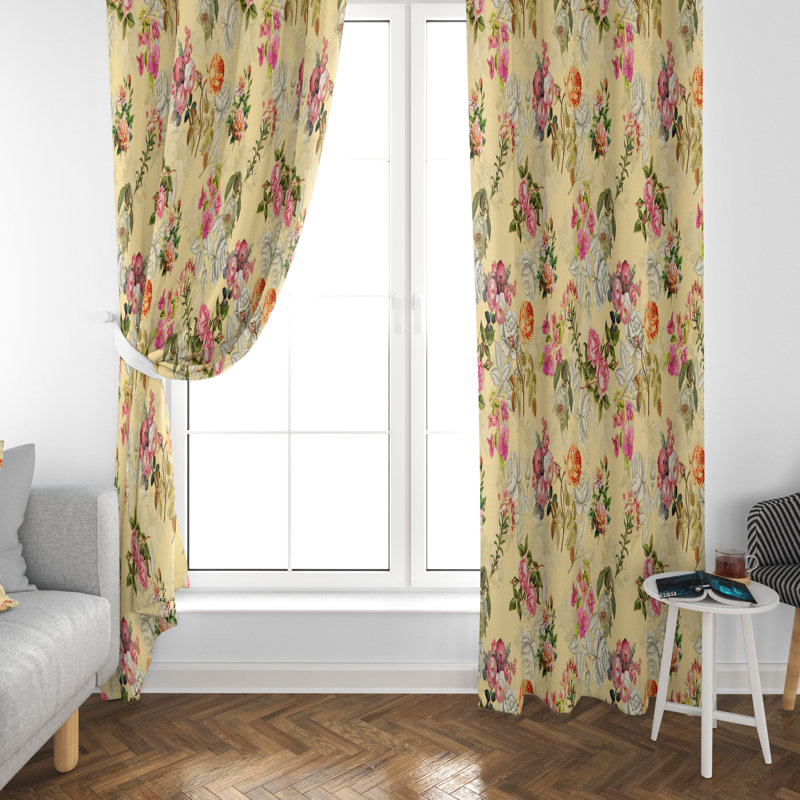 Rideau en polyester Marchlik, L 20 po x L 52 po