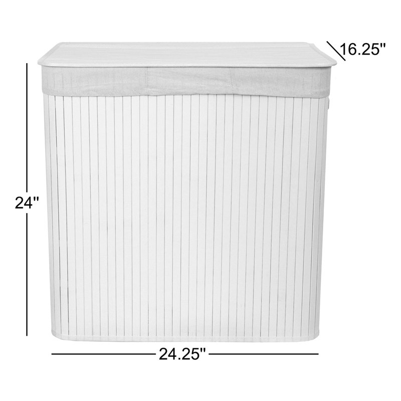 Sentaku Bamboo Laundry Hamper - Natural, Tan