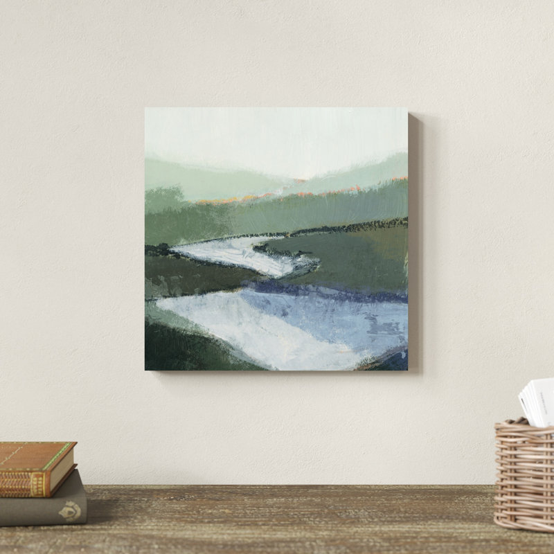 Riverbend Landscape II, H 12 po x l 12 po