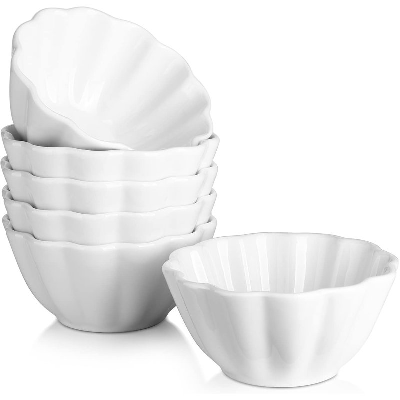 DOWAN Round Ceramic 6 Piece Bakeware Set