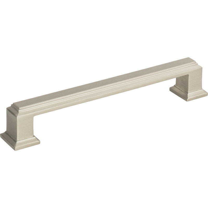 Brushed Nickel 5-Inch Modern Bar Handle with Mounting Hardware