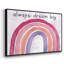 «Always Dream Big», reproduction sur toile encadrée-94362661-94362665