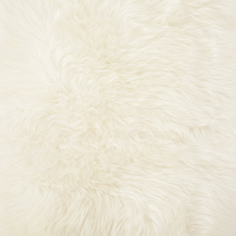 Lalo Sheepskin Area Rug, Cream