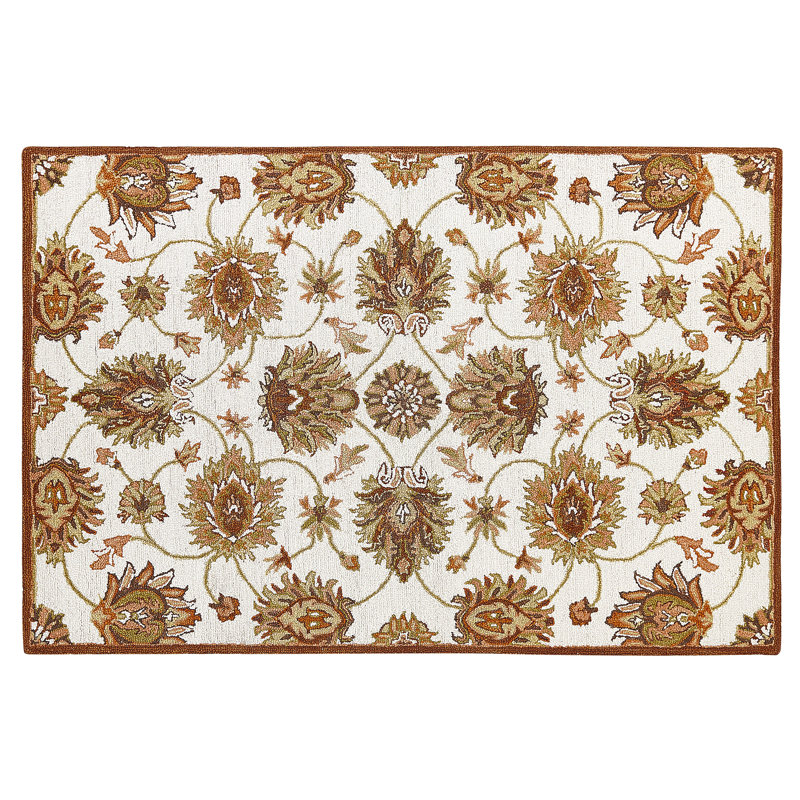 Aighan Persian Wool Hand Woven Area Rug, Rectangle 160 x 230cm