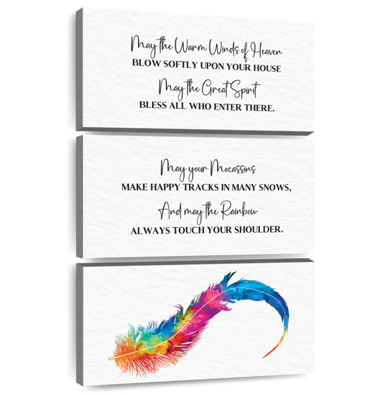 Tergel Feather Prayer, 57" H x 36" W