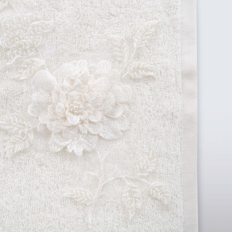 Serviette de bain Kangley simple, Écru