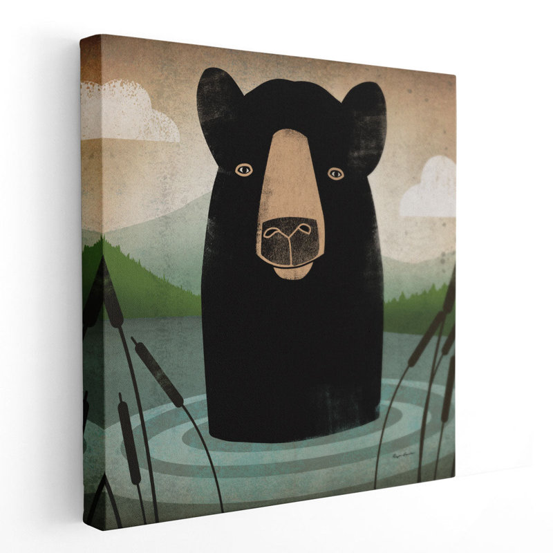 Skinny Dip - reproduction d'art sur toile, H 16 po x l 16 po