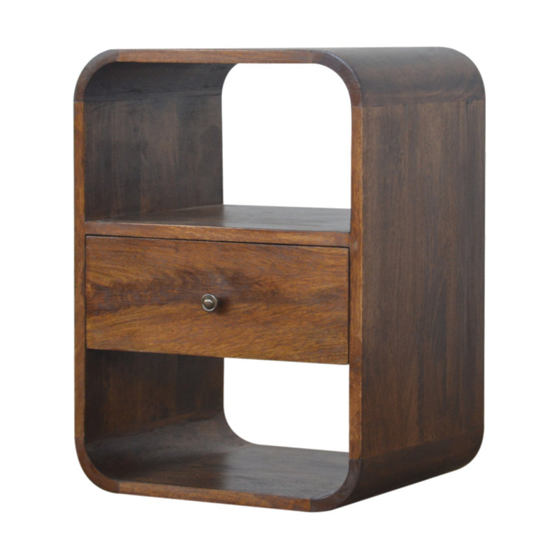 Aydree 15.7'' W Solid Wood Nightstand