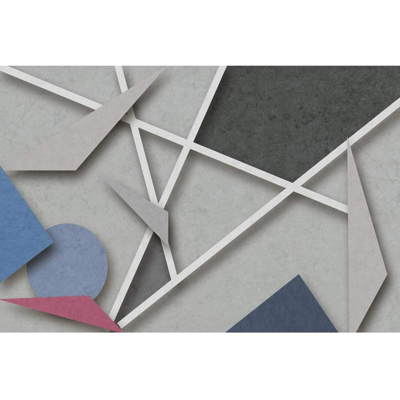 Geometric Peel & Stick Geometric Border, 100" L x 144" W