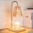 Candle Warmer Lamp with Timer, Dimmable, Adjustable Height - Electric Top Down Melting for All Jar Candles - Home Decor Wax Melter Light (Includes 2 Halogen Bulbs)-71598827-71598847