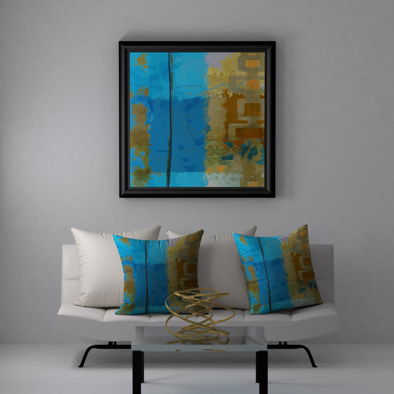 Housse et insert de coussin carré Munchy Shy, 24" X 24"