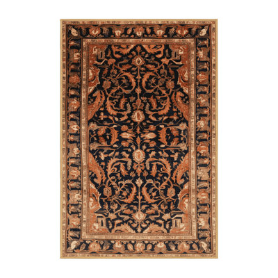 Machine Washable Persian Brown Area Rug