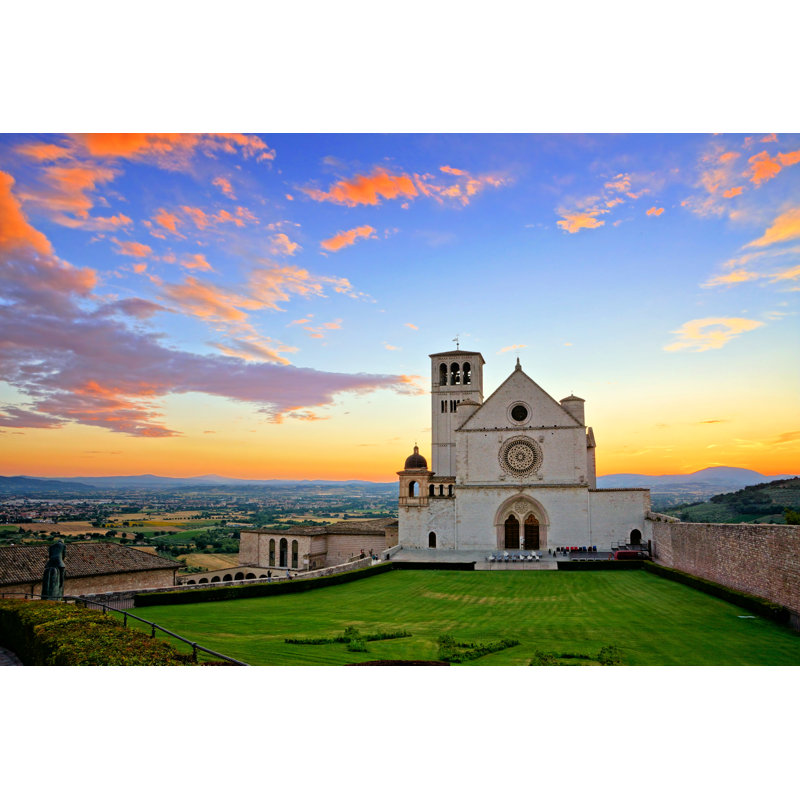 Basilica Of San Francis Of Assisi by Jenifoto - Wrapped Canvas Print, 30cm H x 46cm W