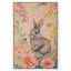 Art floral sur un lapin floral 