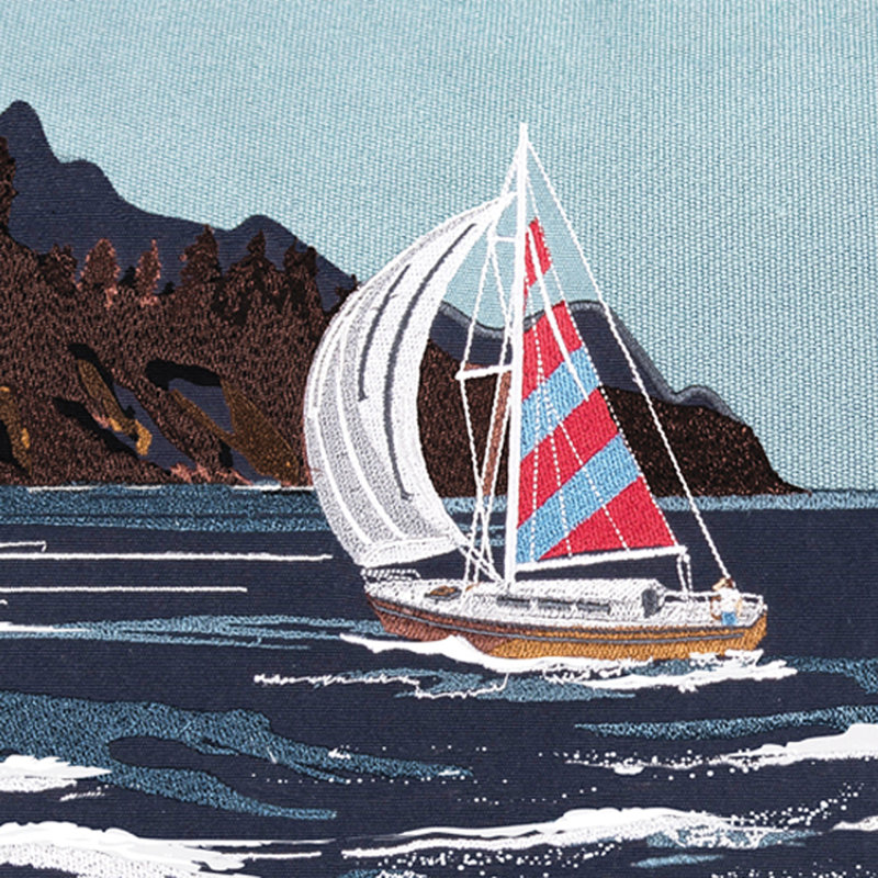 Safe Harbor Sailing Lumbar Pillow