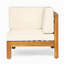 Ensemble de causeuse 2 pièces, beige-1241792849