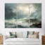 «Ocean Coastal Fury Storm» - ensemble d'art mural tempêtes-107767977-107767979