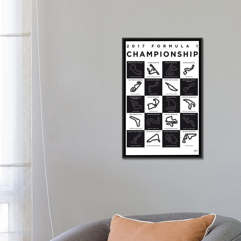 Impression sur toile, "Minimal Movie", H 26 po x l 18 po x P 1,5 po, Toile avec cadre noir, Pas de tapis