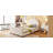 Twin Size Upholstered Daybed With Rabbit Ear Shaped Headboard-2021099000