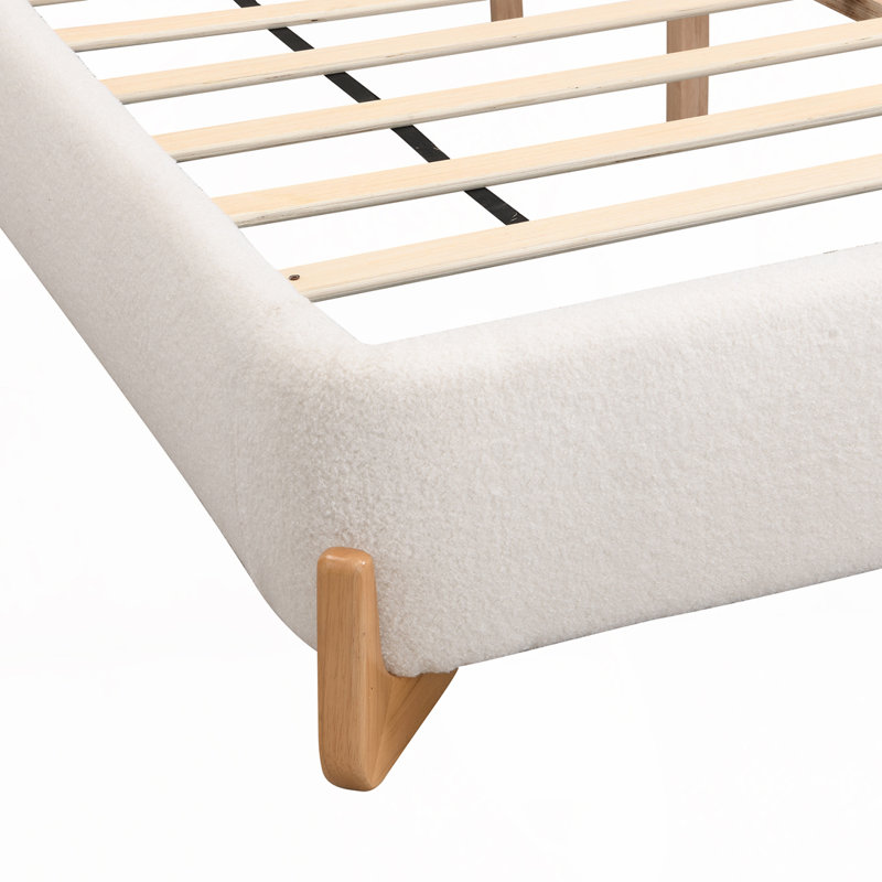 Lit tapissier Boucle, Double 