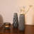 9.5 Inch Set Of 2 Decorative Rustic Ceramic Vases-46365124