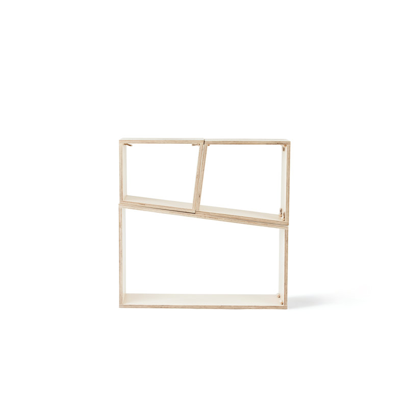 Pirwi Geometric Bookcase